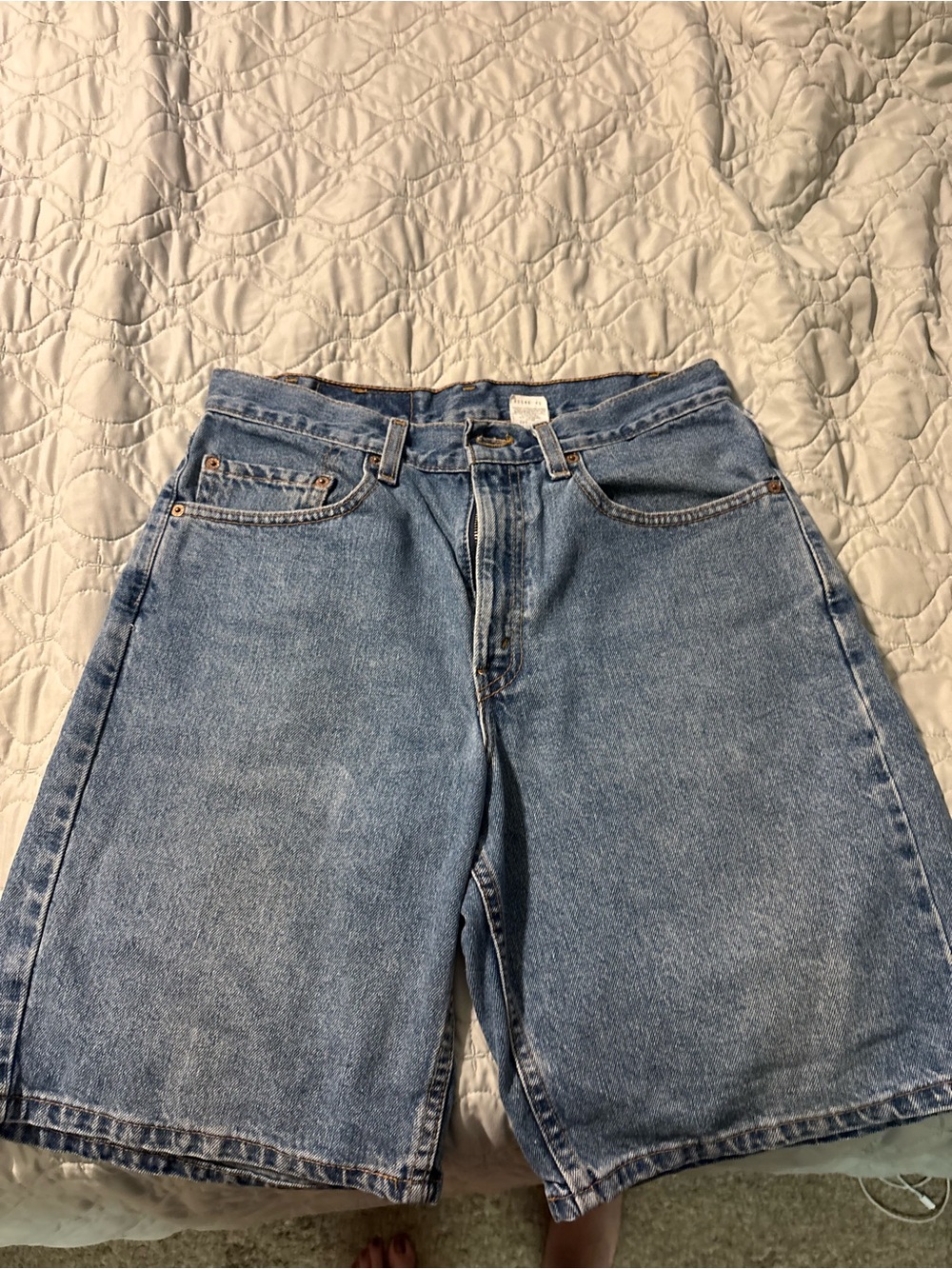 Men's Blue Denim 550 Levi Shorts